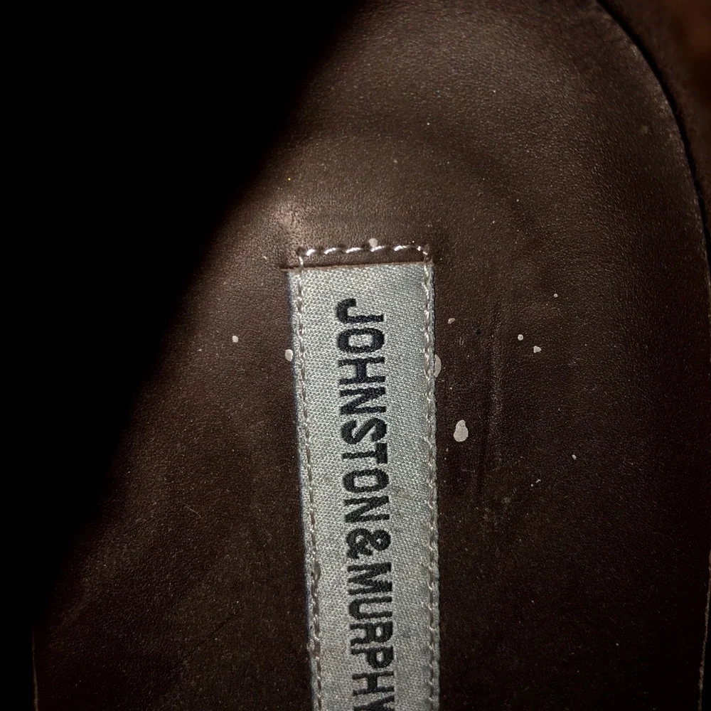 👞Johnston & Murphy Professional Leather Dress Shoes Oxford Derby Sz 13